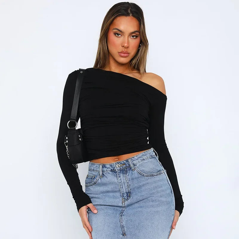 Long Sleeve Crop Top