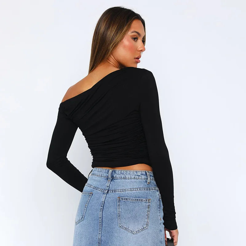 Long Sleeve Crop Top