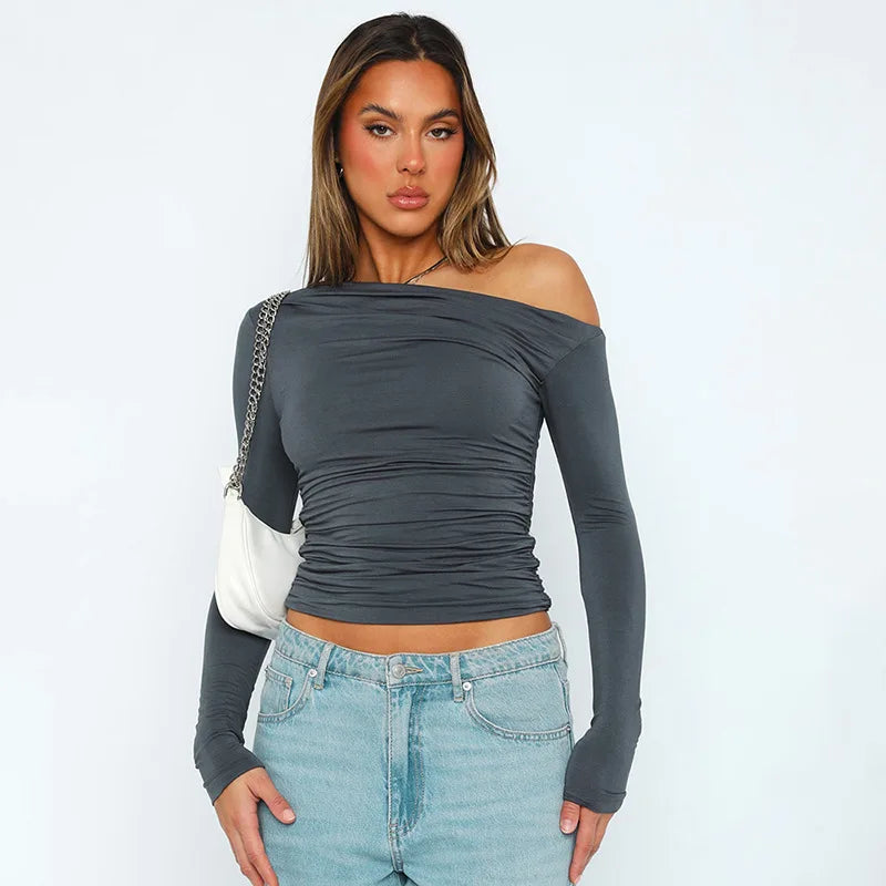 Long Sleeve Crop Top